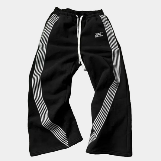 Relaxed Fit "Striped" Baggy Joggers