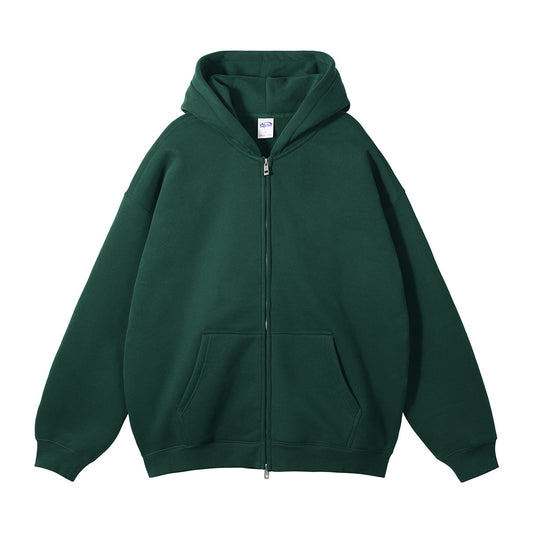 Relaxed Fit Double-Zip Hoodie
