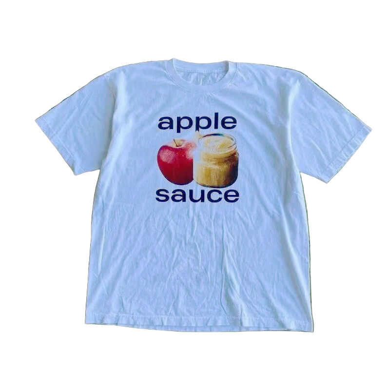 Boxy Fit "Apple Sauce" Graphic Tee