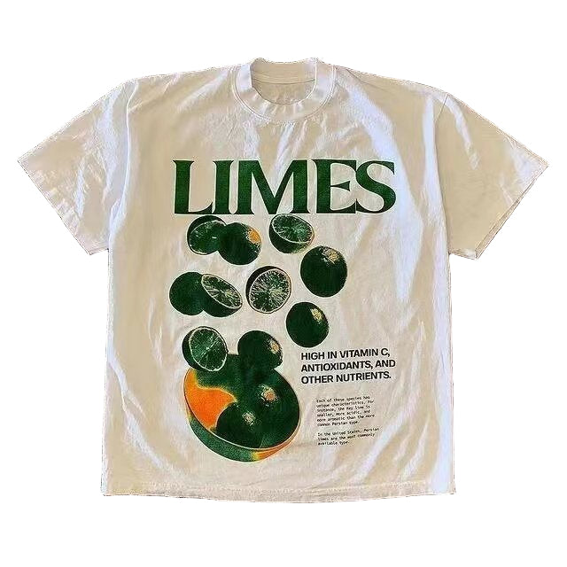 Boxy Fit "Limes" Graphic Tee
