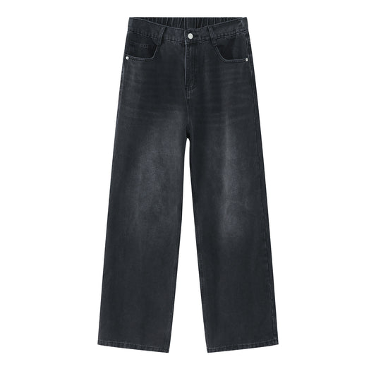 Relaxed Fit "Medium Black" Stretch Denim Jeans