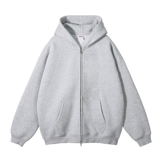 Relaxed Fit Double-Zip Hoodie