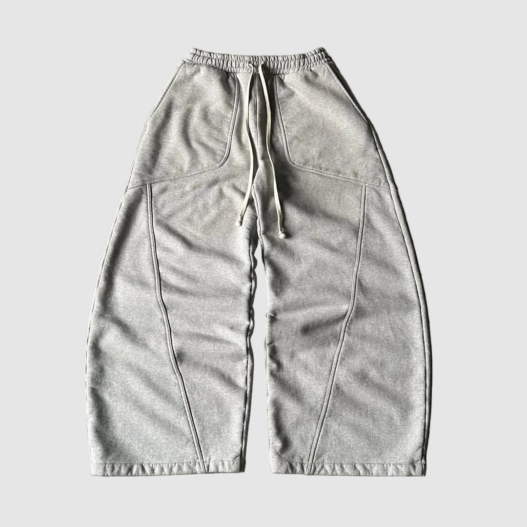 Wide Leg Baggy Fit Uncuffed Joggers