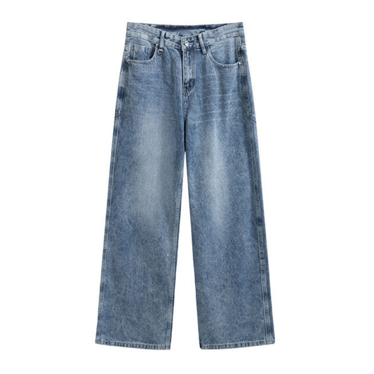 Loose Fit "Medium Wash" Denim Jeans