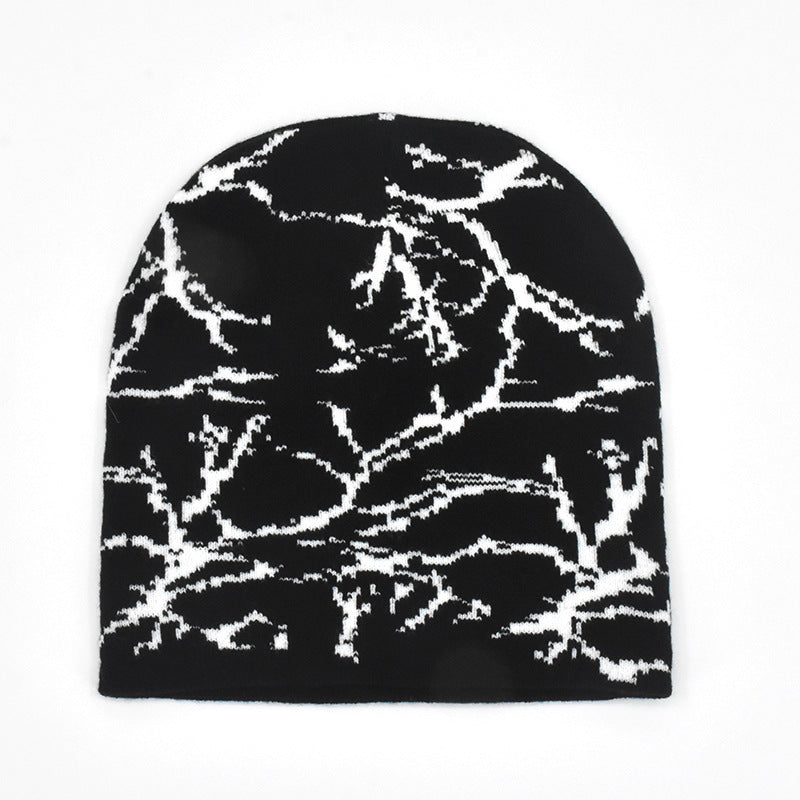 "Spider Web" Knit Beanie