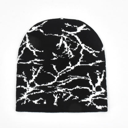 "Spider Web" Knit Beanie