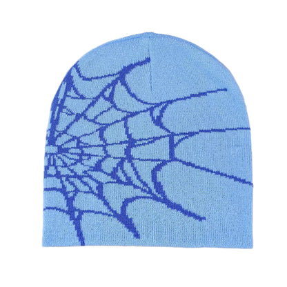 "Spider Web" Knit Beanie
