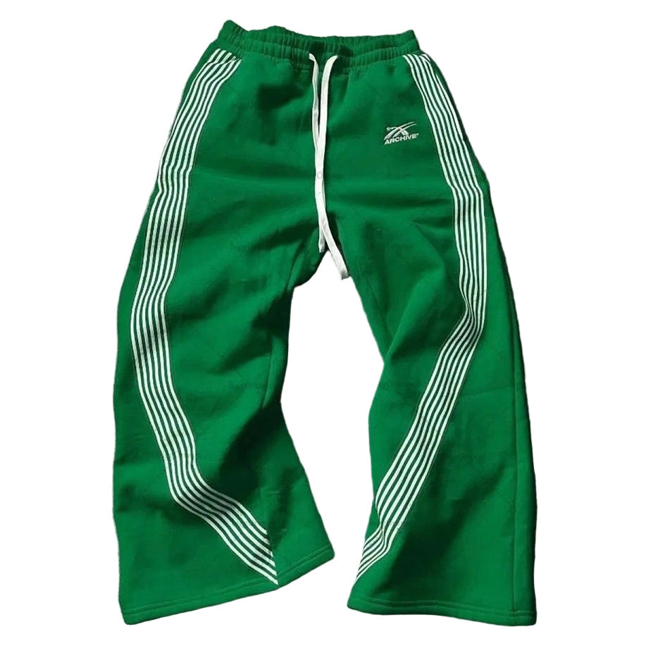 Relaxed Fit "Striped" Baggy Joggers