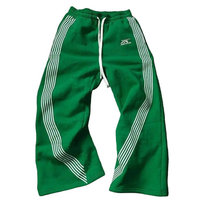 Relaxed Fit "Striped" Baggy Joggers