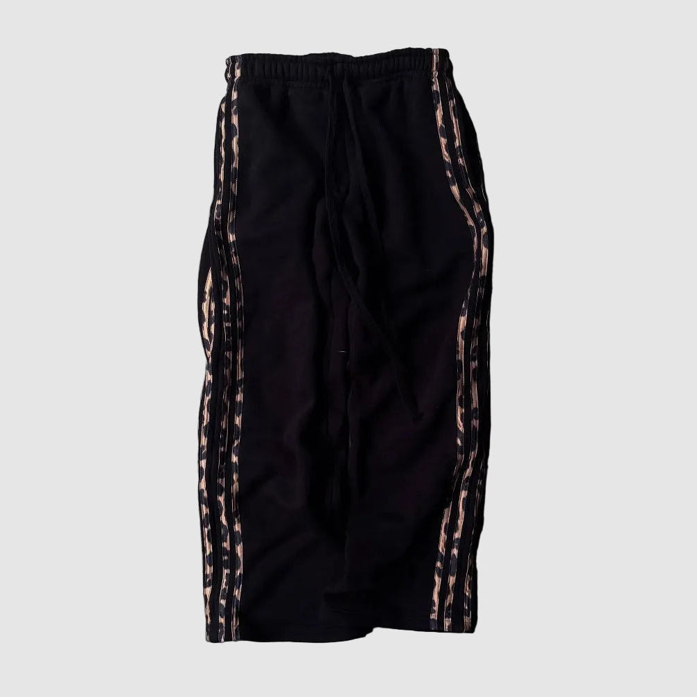 Cheeta Print Striped Pants
