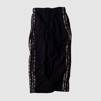 Cheeta Print Striped Pants