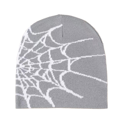 "Spider Web" Knit Beanie