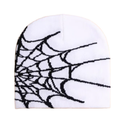 "Spider Web" Knit Beanie