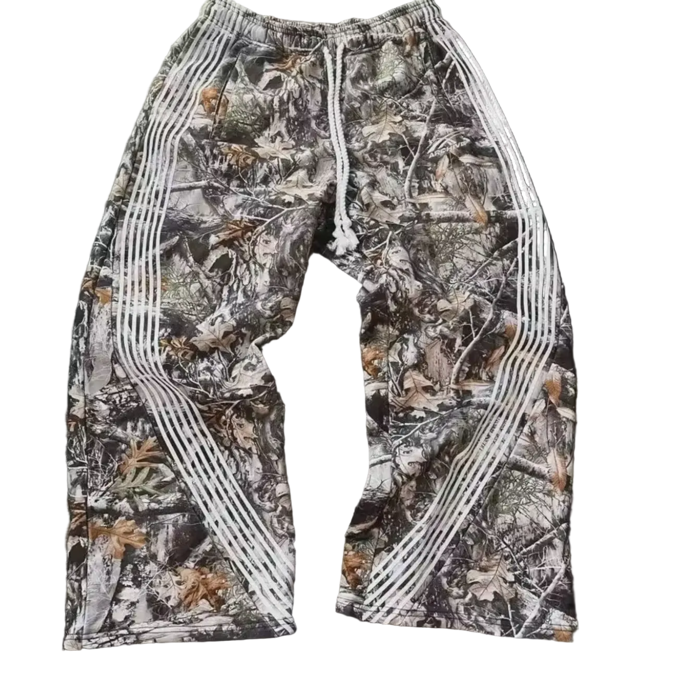 Relaxed Fit "Striped" Baggy Joggers