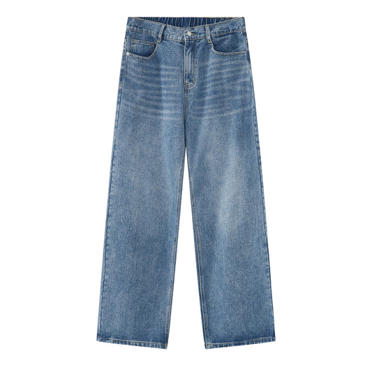 Relaxed Fit "Medium Light" Stretch Denim Jeans