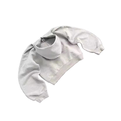 Boxy Fit Cropped Oversized Hoodie