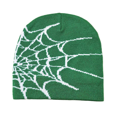 "Spider Web" Knit Beanie