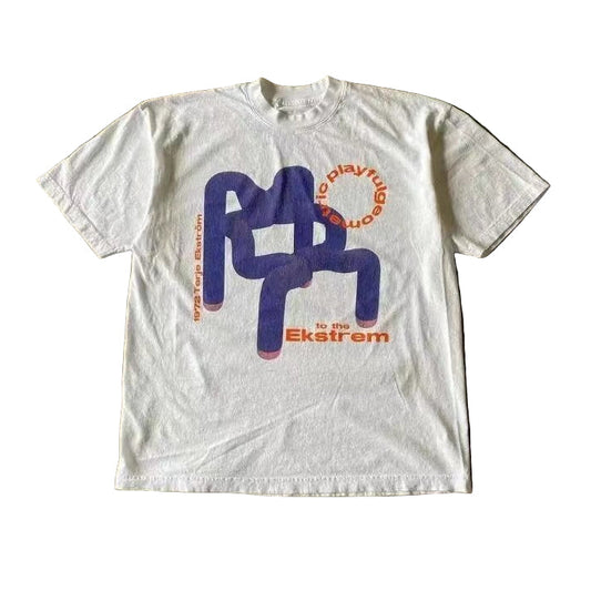 Boxy Fit "Ekstrem" Graphic Tee