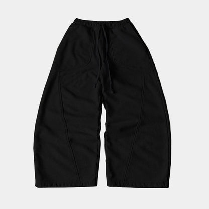 Wide Leg Baggy Fit Uncuffed Joggers