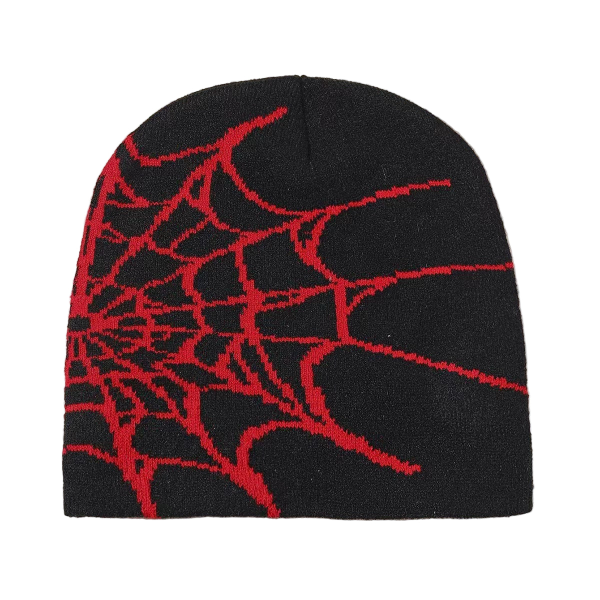"Spider Web" Knit Beanie