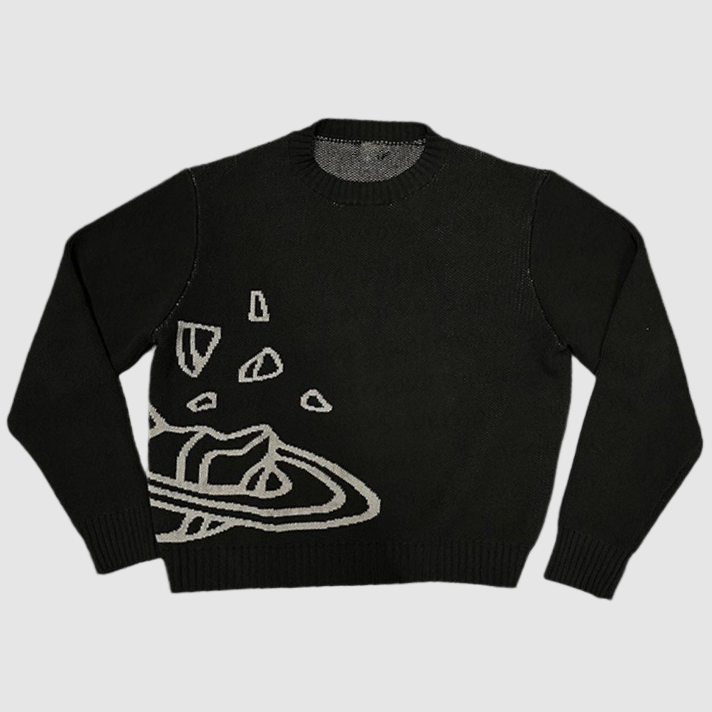 "Saturn" Knit Pullover