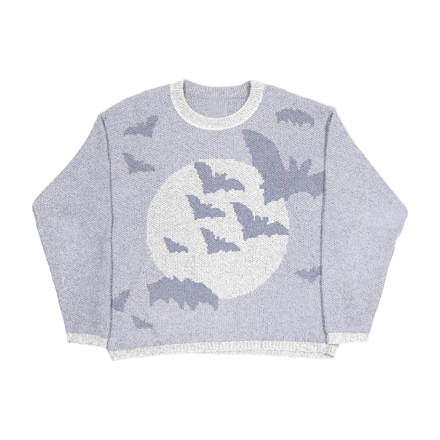 Relaxed Fit "Bats" Graphic Knit