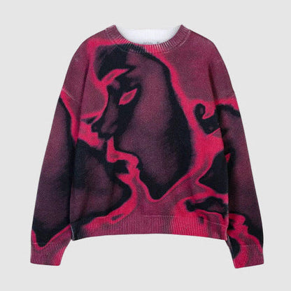 "Changing Lovers" Graphic Sweater