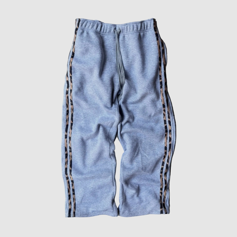 Cheeta Print Striped Pants