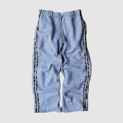 Cheeta Print Striped Pants