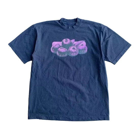 Boxy Fit "Blueberry" Graphic Tee