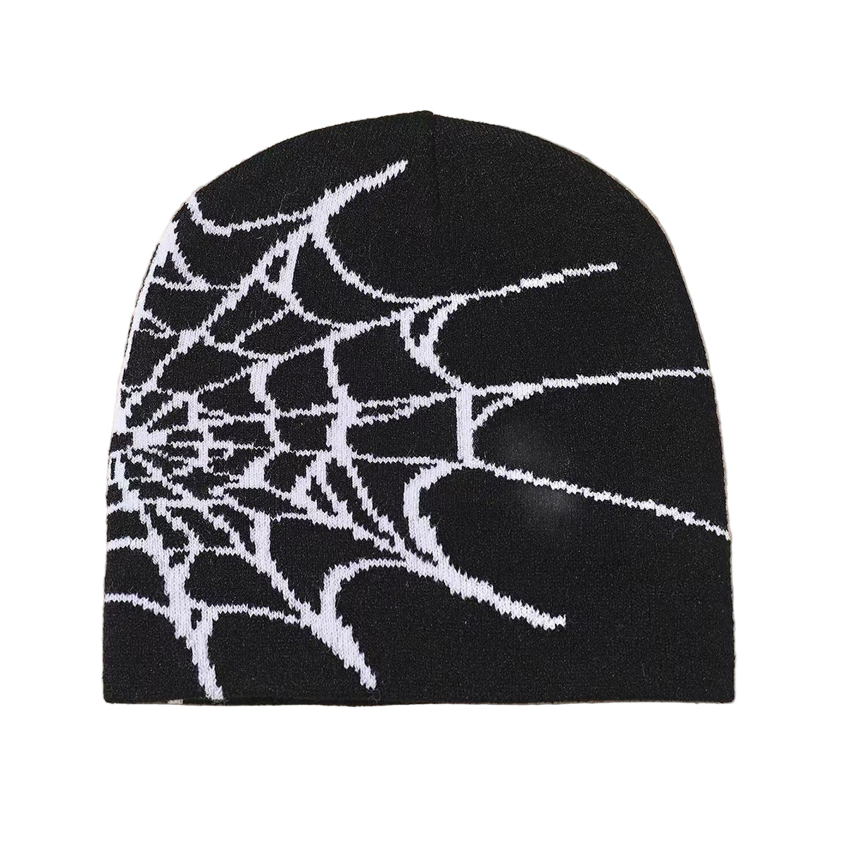 "Spider Web" Knit Beanie