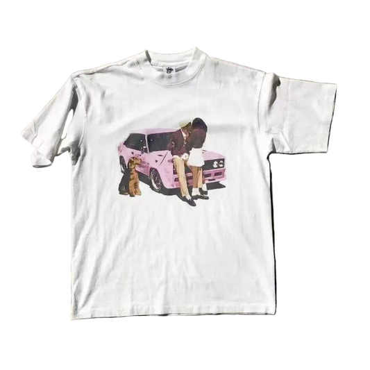 Boxy Fit "Pink" Graphic Tee